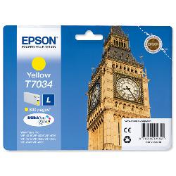 К-ж (C13T70344010) EPSON WP 4000/4500 Series Ink L Cartridge Yellow 0.8k