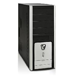 Корпус Miditower Foxconn TLA-475-FSP  ATX  450W (20+4пин) Black&Silver