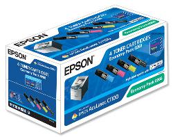 Комплект картриджей (S050268) Epson для AcuLaser C1100/CX11N/CX11NF (black + 3 color) Комплект картриджей (S050268) Epson для AcuLaser C1100/CX11N/CX11NF (black + 3 color)