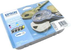 К-ж (T04624A10) Epson Multi Pack (T04614ABA Multi Pack), черный+цвета для EPS ST C63/65/CX3500